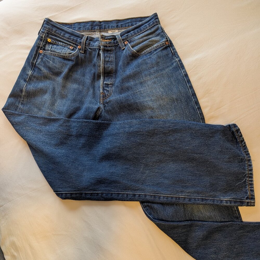 Levis 501 Classic Button Fly Jeans 34x34